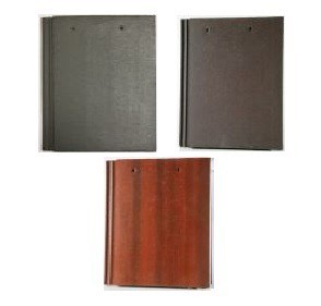 Breedon Flat Tile Roof Tile (Anthracite, Brown, Rustic Red) Image