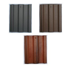 Breedon Square Top Tile Roof Tile (Anthracite, Brown, Rustic Red) Image