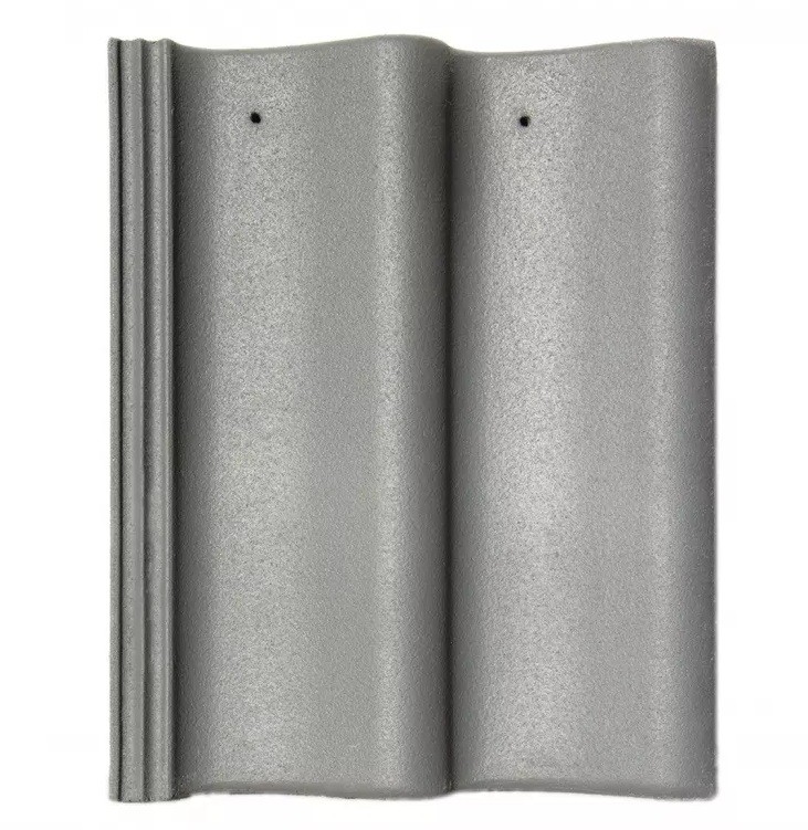Crest Double Pantile Roof Tile Anthracite Grey Image