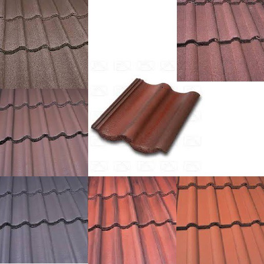 Marley Mendip Roof Tiles (Smooth Grey, Smooth Brown, Antique Brown, Old English, Mosborough Red, Dark Red) Image