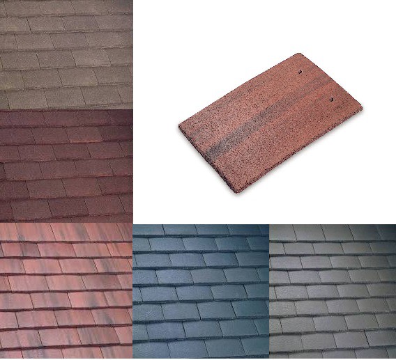 Marley Plain Roof Tiles (Smooth Grey, Smooth Brown, Antique Brown, Old English, Dark Red) Image